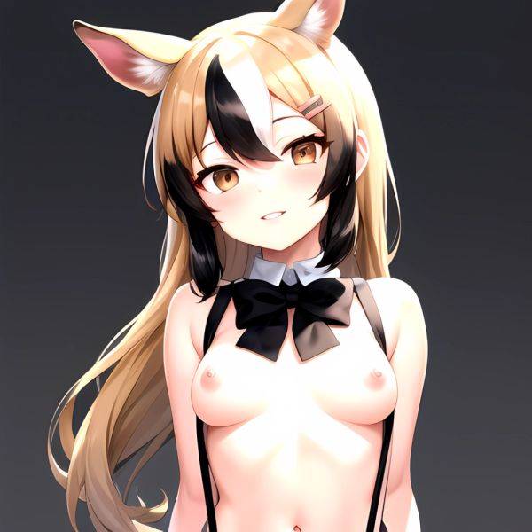 1girl Aardvark Kemono Friends Animal Ears Bare Shoulders Black Bow Black Bowtie Black Hair Bow Bowtie Breasts Brown Eyes Cropped, 1558534706 - AIHentai - aihentai.co on pornsimulated.com