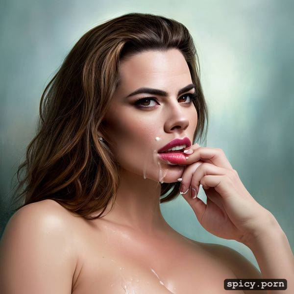 Hayley atwell busty, 4 fingers und 1 thumb, facial cum, anatomically correct - spicy.porn on pornsimulated.com
