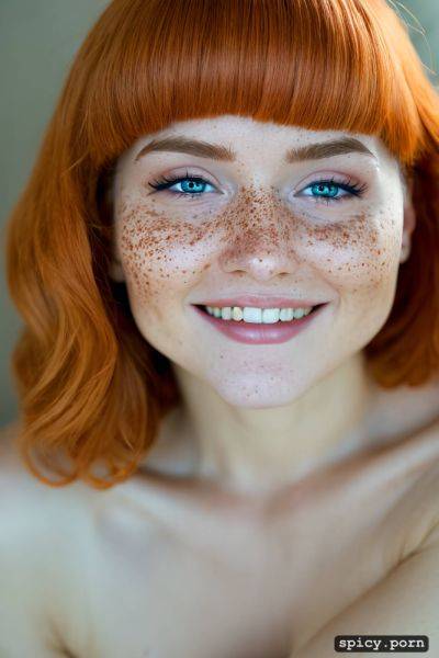 Orange hair, very detailed, 18yo, standing up, very naked, close up - spicy.porn on pornsimulated.com