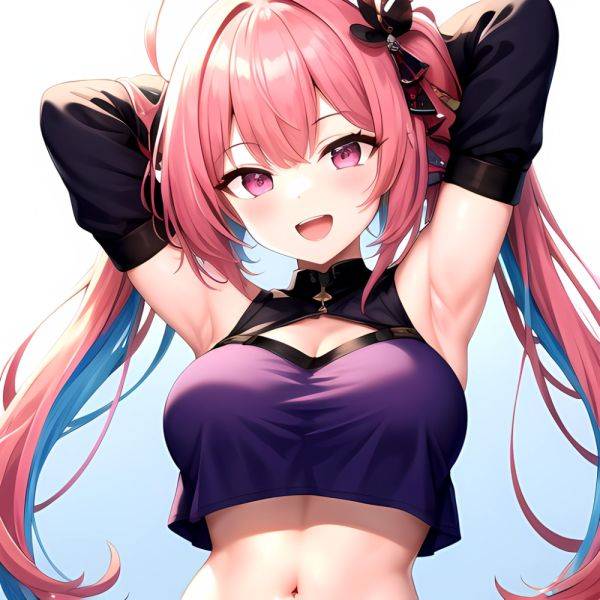 1girl D Absurdres Armpits Arms Behind Head Azur Lane Blush Breasts Bremerton Azur Lane Crop Top Highres Large Breasts Looking, 1931715908 - AIHentai - aihentai.co on pornsimulated.com