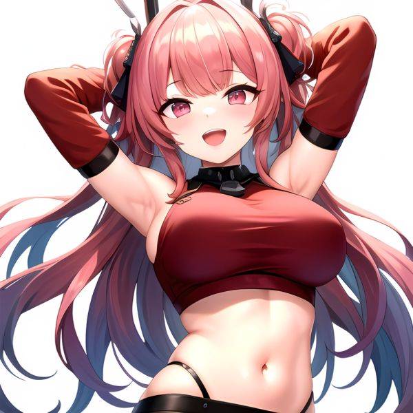 1girl D Absurdres Armpits Arms Behind Head Azur Lane Blush Breasts Bremerton Azur Lane Crop Top Highres Large Breasts Looking, 2589644924 - AIHentai - aihentai.co on pornsimulated.com