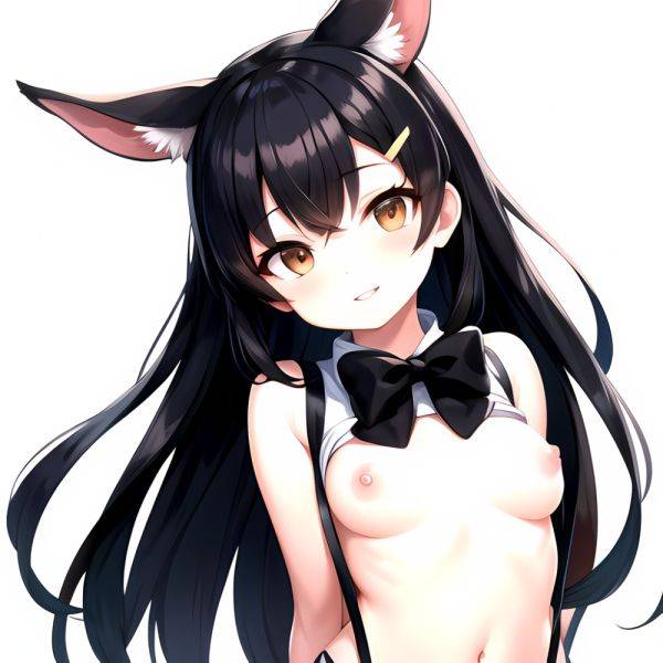 1girl Aardvark Kemono Friends Animal Ears Bare Shoulders Black Bow Black Bowtie Black Hair Bow Bowtie Breasts Brown Eyes Cropped, 3108584744 - AIHentai - aihentai.co on pornsimulated.com