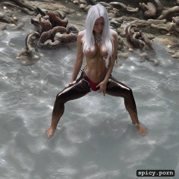 Sun blinks through water surface, legs splayed, zoom in on that - spicy.porn on pornsimulated.com