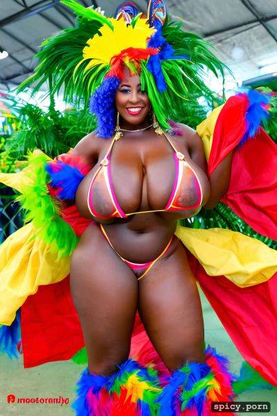 Color portrait, 2 arms, wide hips, full body view, beautiful performing carnival dancer - spicy.porn on pornsimulated.com