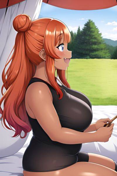 Anime Chubby Small Tits 70s Age Happy Face Ginger Hair Bun Hair Style Dark Skin Crisp Anime Tent Side View Massage Goth 3662432859664649917 - AI Hentai - aihentai.co on pornsimulated.com