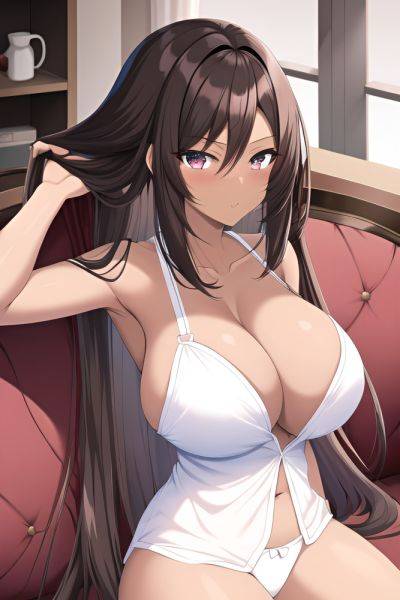 Anime Skinny Huge Boobs 20s Age Seductive Face Brunette Straight Hair Style Dark Skin Comic Couch Back View On Back Pajamas 3662452187385605616 - AI Hentai - aihentai.co on pornsimulated.com