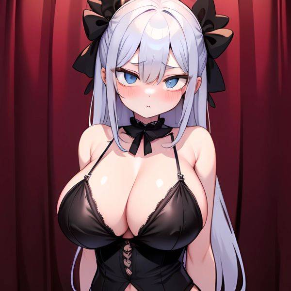 1girl Sexy Standing Huge Boobs Lingerie Arms Behind Back Facing The Viewer Looking At Viewer Blushing, 2028433368 - AI Hentai - aihentai.co on pornsimulated.com