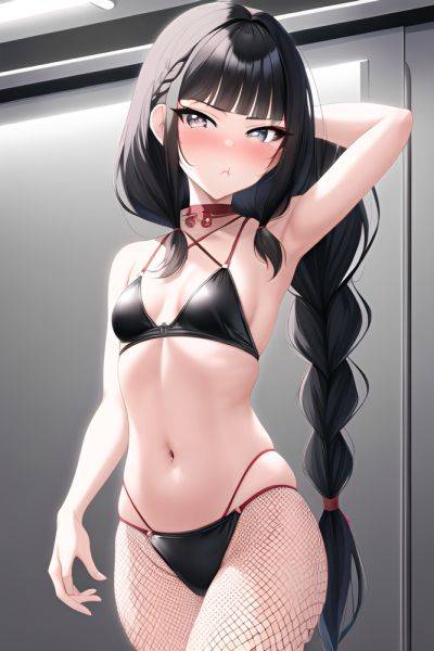 Anime Skinny Small Tits 40s Age Pouting Lips Face Black Hair Braided Hair Style Light Skin Black And White Train Front View Gaming Fishnet 3663395363933827408 - AI Hentai - aihentai.co on pornsimulated.com