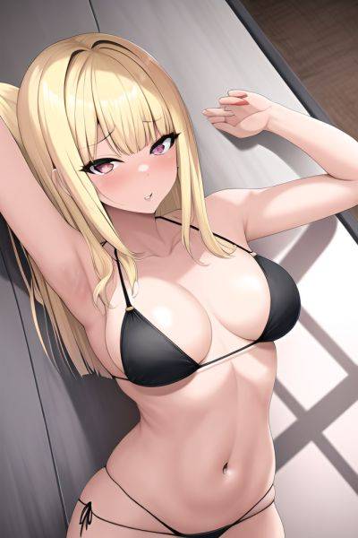 Anime Skinny Small Tits 60s Age Ahegao Face Blonde Bangs Hair Style Light Skin Charcoal Prison Side View On Back Bikini 3663287128672064165 - AI Hentai - aihentai.co on pornsimulated.com