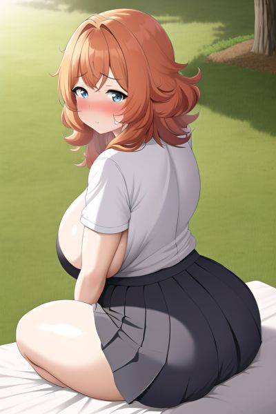 Anime Chubby Huge Boobs 50s Age Sad Face Ginger Messy Hair Style Light Skin Soft Anime Meadow Back View Massage Schoolgirl 3663677544271200318 - AI Hentai - aihentai.co on pornsimulated.com
