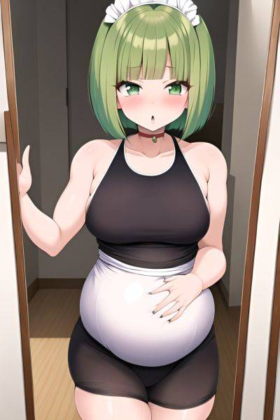 Anime Pregnant Small Tits 80s Age Shocked Face Green Hair Bobcut Hair Style Light Skin Mirror Selfie Gym Side View Working Out Maid 3664531811614546339 - AI Hentai - aihentai.co on pornsimulated.com