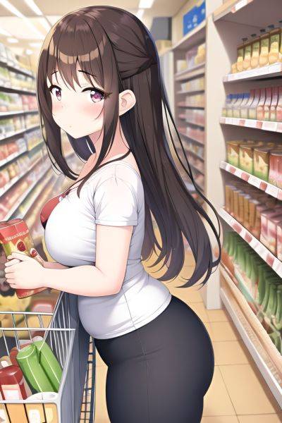 Anime Chubby Small Tits 50s Age Sad Face Brunette Straight Hair Style Light Skin Illustration Grocery Front View Yoga Goth 3664736683333189359 - AI Hentai - aihentai.co on pornsimulated.com