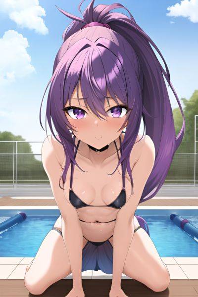 Anime Skinny Small Tits 20s Age Orgasm Face Purple Hair Ponytail Hair Style Dark Skin Skin Detail (beta) Pool Close Up View Bending Over Teacher 3665142558307638776 - AI Hentai - aihentai.co on pornsimulated.com