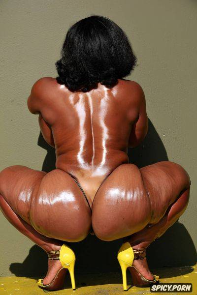 Shiny skin, wide hips, hyperrealistic, sixty of age, vibrant colors - spicy.porn on pornsimulated.com