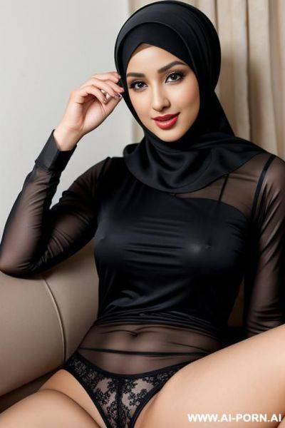 Sexy hijab dominant woman - ai-porn.ai on pornsimulated.com