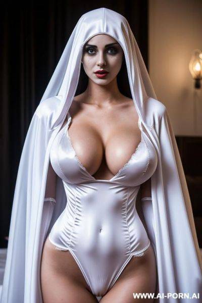 (woman wearing (ghost costume)) (night) - ai-porn.ai on pornsimulated.com