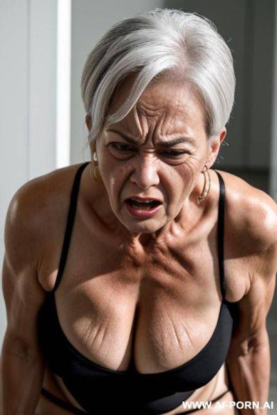 Sweating gilf exhausted - ai-porn.ai on pornsimulated.com