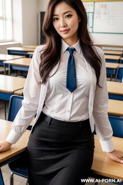 Schoolwoman un class - ai-porn.ai on pornsimulated.com