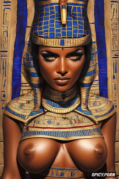 K shot on canon dslr, tits out, abs, femal pharaoh ancient egypt egyptian pyramids pharoah crown beautiful face topless - spicy.porn - Egypt on pornsimulated.com