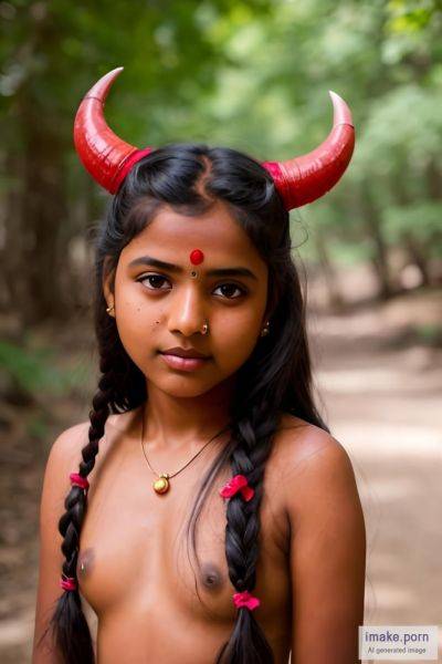 Indian girl devil horns in head - imake.porn - India on pornsimulated.com