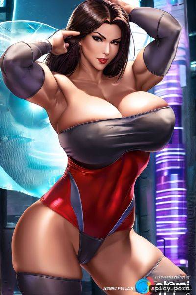 Curvier massive muscules, topless, elastigirl from the incredibles movie - spicy.porn on pornsimulated.com