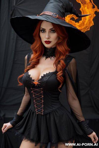 Halloween corset hairy pussy - ai-porn.ai on pornsimulated.com