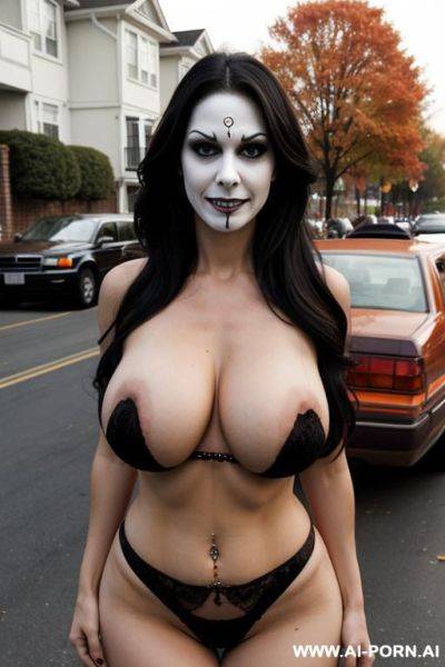 Suburban mom, halloween parade - ai-porn.ai on pornsimulated.com