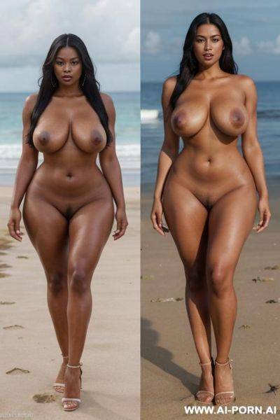 Ultra realistic, miss universe supermodel, matured house wife, papau new guinean, latina, native american , beautiful natural big heavy oversized tits, perfect breasts, huge wide hips, huge ass, - ai-porn.ai - Usa - Guinea on pornsimulated.com