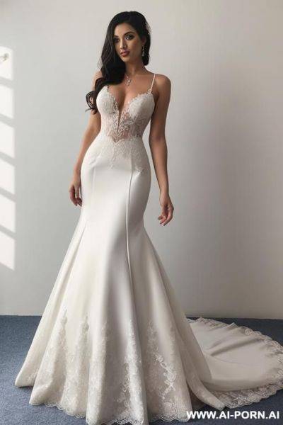 Wife wedding dress - ai-porn.ai on pornsimulated.com