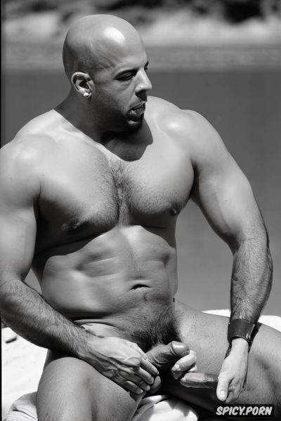 Dark haired tattooed 30 year old man vin diesel, face bid erect penis handsome with a beard beautiful muscular pubic muscle very large erect penis on the beach big erect penis xxl - spicy.porn on pornsimulated.com