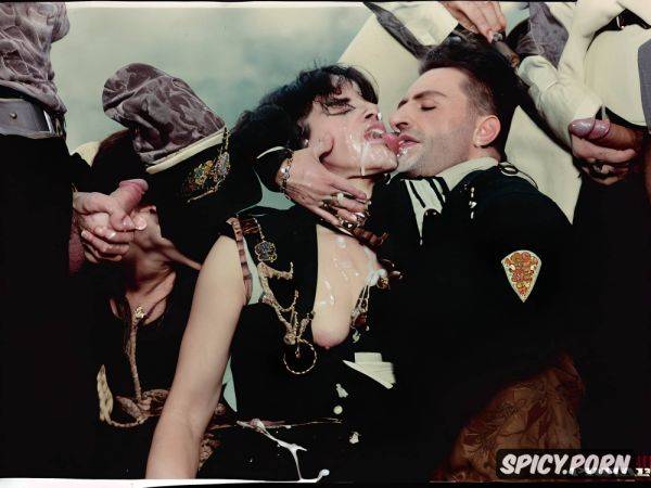Real natural colors expressive characters embossed image high quality a cramped drunken naive countess swallows too much cum deep inside in neck from the king guardsmen and chokes - spicy.porn on pornsimulated.com