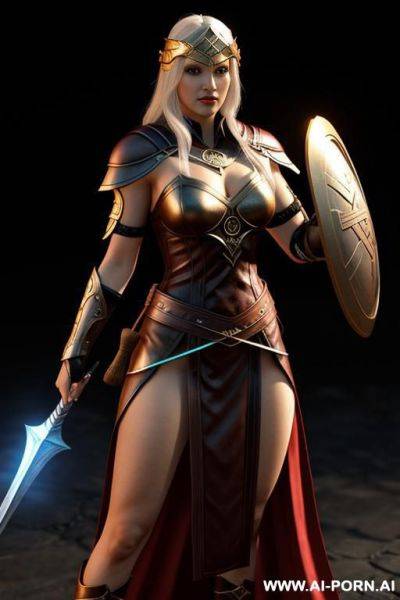 Sif, norse goddess, game character, 3d - ai-porn.ai on pornsimulated.com