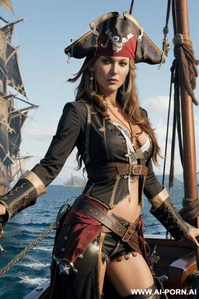 Pirate ship group of women - ai-porn.ai on pornsimulated.com