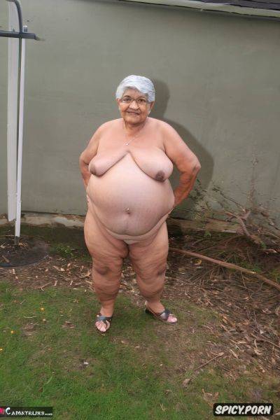 Front view shot, she has a big obese plump belly and shrink boobs - spicy.porn - Mexico on pornsimulated.com