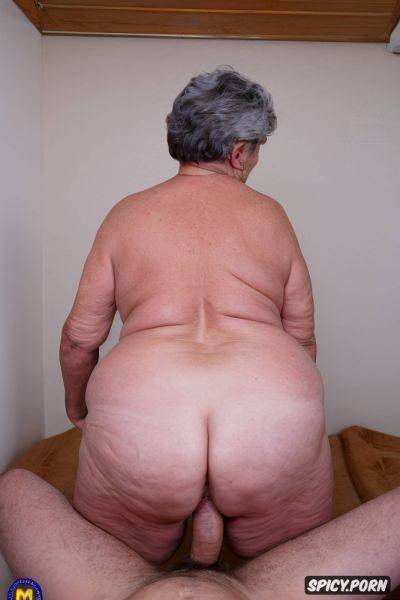 Visible anus, first person pov, cowgirl, color photo, bbw, short white hair - spicy.porn on pornsimulated.com