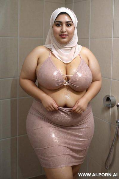 Arab girl hijabi naked shower - ai-porn.ai on pornsimulated.com