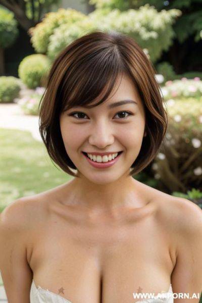 Female, white, naked, brown hair, tits, tan lines - ai-porn.ai on pornsimulated.com