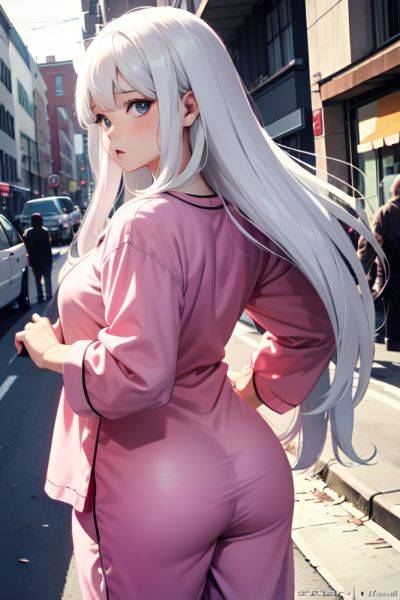 Anime Chubby Small Tits 70s Age Shocked Face White Hair Straight Hair Style Light Skin Film Photo Street Back View On Back Pajamas 3666905210745941659 - AI Hentai - aihentai.co on pornsimulated.com