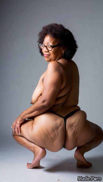 Photo tall glasses looking back photo studio squatting big ass AI porn - made.porn on pornsimulated.com