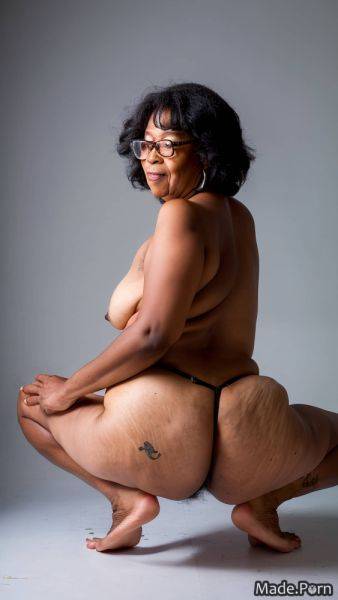 Thong nude african american thick thighs hairy squatting nun AI porn - made.porn - Usa on pornsimulated.com