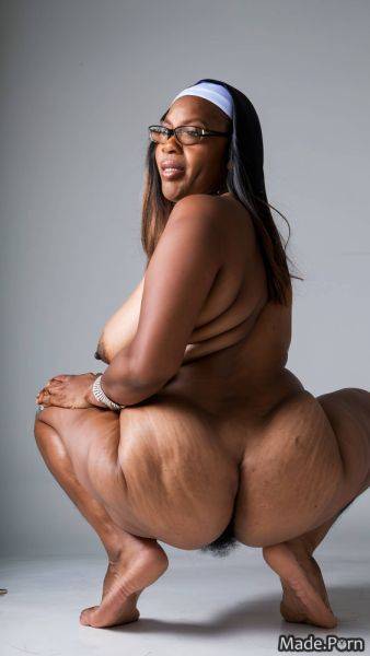 Spreading ass barefoot nude tall looking at viewer woman squatting AI porn - made.porn on pornsimulated.com