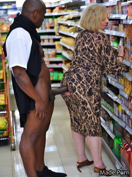 Big cock interracial anal gape standing 60 grocery store upskirt AI porn - made.porn on pornsimulated.com