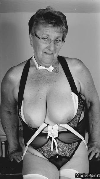 Stockings hairy pixie hair cotton gigantic boobs suspender belt nipples AI porn - made.porn on pornsimulated.com
