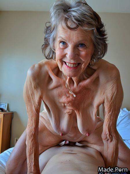 Ginger small tits messy hair nude skinny spreading legs seduction AI porn - made.porn on pornsimulated.com