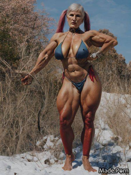 Muscular bimbo 80 standing bikini angry bottomless AI porn - made.porn on pornsimulated.com