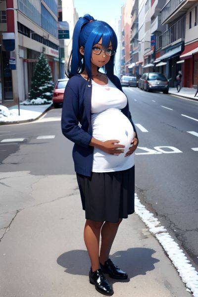 Anime Pregnant Small Tits 50s Age Happy Face Blue Hair Straight Hair Style Dark Skin Crisp Anime Snow Back View Gaming Goth 3668091910580063311 - AI Hentai - aihentai.co on pornsimulated.com