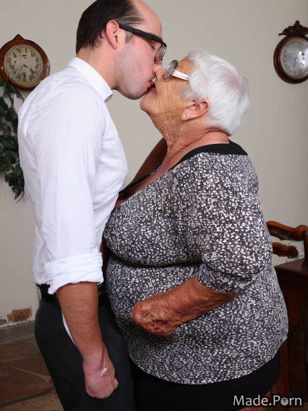 Fully clothed white hair nun ashamed bbw armpits glasses AI porn - made.porn on pornsimulated.com