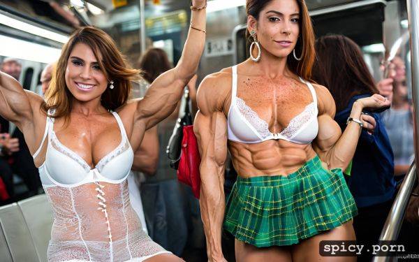 No body fat 2 gorgeous female bodybuilders long muscular legs - spicy.porn on pornsimulated.com