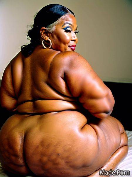 Laughing short tanned skin sitting big ass thick wild afro AI porn - made.porn on pornsimulated.com