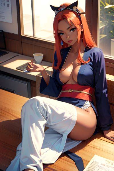 Anime Skinny Small Tits 60s Age Serious Face Ginger Straight Hair Style Dark Skin Warm Anime Office Close Up View Jumping Geisha 3668691059078233190 - AI Hentai - aihentai.co on pornsimulated.com